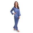 thumbnail image 3 of TexereSilk Women's Luxury Silk Pajama Set - Beautiful Sleepwear Gift Ideas, 3 of 5