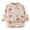 Brown, variant on Baby Girl Bibs Baby Boys Girls Long Sleeve Cartoon Prints Soft Bibs Baby Care Drool Bibs for Baby Girl Mint Green 12 Months-24 Months