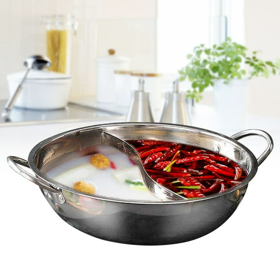 Griptix Stainless Steel Shabu Pot Hot Cookware Soup Induction Nabe Lid Cooking Dual Side