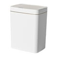 thumbnail image 2 of jifeng Automatic Sensor Trash Can Waste Bins Touch Rechargeable Dustbin Waterproof White Plating 15L, 2 of 9