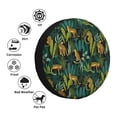 thumbnail image 4 of Bingfone Jungle Léopard Jaune pour Pneu de Rechange Protecteurs de Roues Universels Résistants aux Intempéries pour Véhicule Récréatif Remorque de Voyage SUV Camion-17 Pouces, 4 of 6