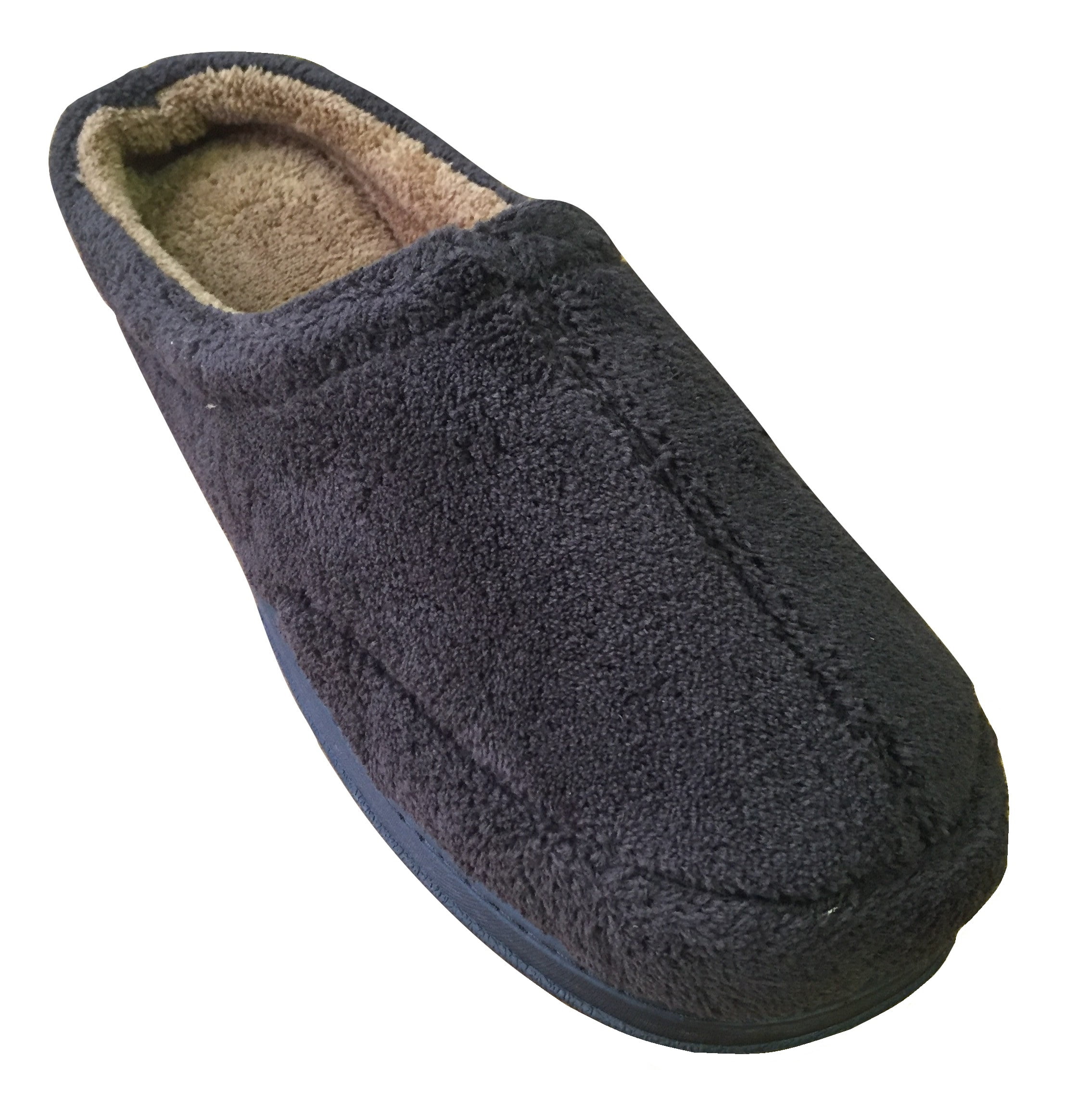men's dearfoams microfiber clog slippers