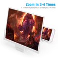thumbnail image 2 of 14” Screen Magnifier for Cell Phone - Enlarges The Screen 2-3 Times - Compatible with All Smartphones(Black), 2 of 8