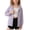 Purple, variant on Kids Zip-Up Hoodie Jackets Girls Boys UPF 50 Sun Protection Jacket Lightweight Color Block Hooded Coat Trendy Outwear with Pockets Blue 3-4 Years