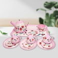 thumbnail image 3 of TISHITA Simulated Tea Toy Kids Tea Set for Little Girls Metal Pretend Play Toy Tea Party Set for Girls, 3 of 9