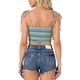 thumbnail image 3 of Allegra K Camiseta sin mangas de tirantes de rayas para mujer, color azul, talla XS, 3 of 5