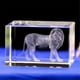 thumbnail image 3 of Estatua de león de cristal grabada con láser 3D de 1 pieza para decoración del hogar, cumpleaños, regalos (50 x 50 x 80 mm), 3 of 5