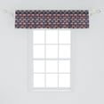 thumbnail image 2 of Ambesonne Happy Camper Valance Pack of 2, Retro Colorful Vans, 54"X12", Multicolor, 2 of 4