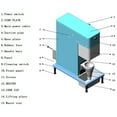 thumbnail image 3 of PreAsion Electric Fruit Ice Cream Machine Juice Yogurt Milkshake Mixer, 3 of 10
