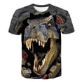 thumbnail image 1 of Funny Printing T-shirt Animal Dinosaur 3D Printed Kids T Shirt Fashion Casual Cartoons T-shirt Boys Girls Children's clothing14T Gong Bohan LED, 1 of 2