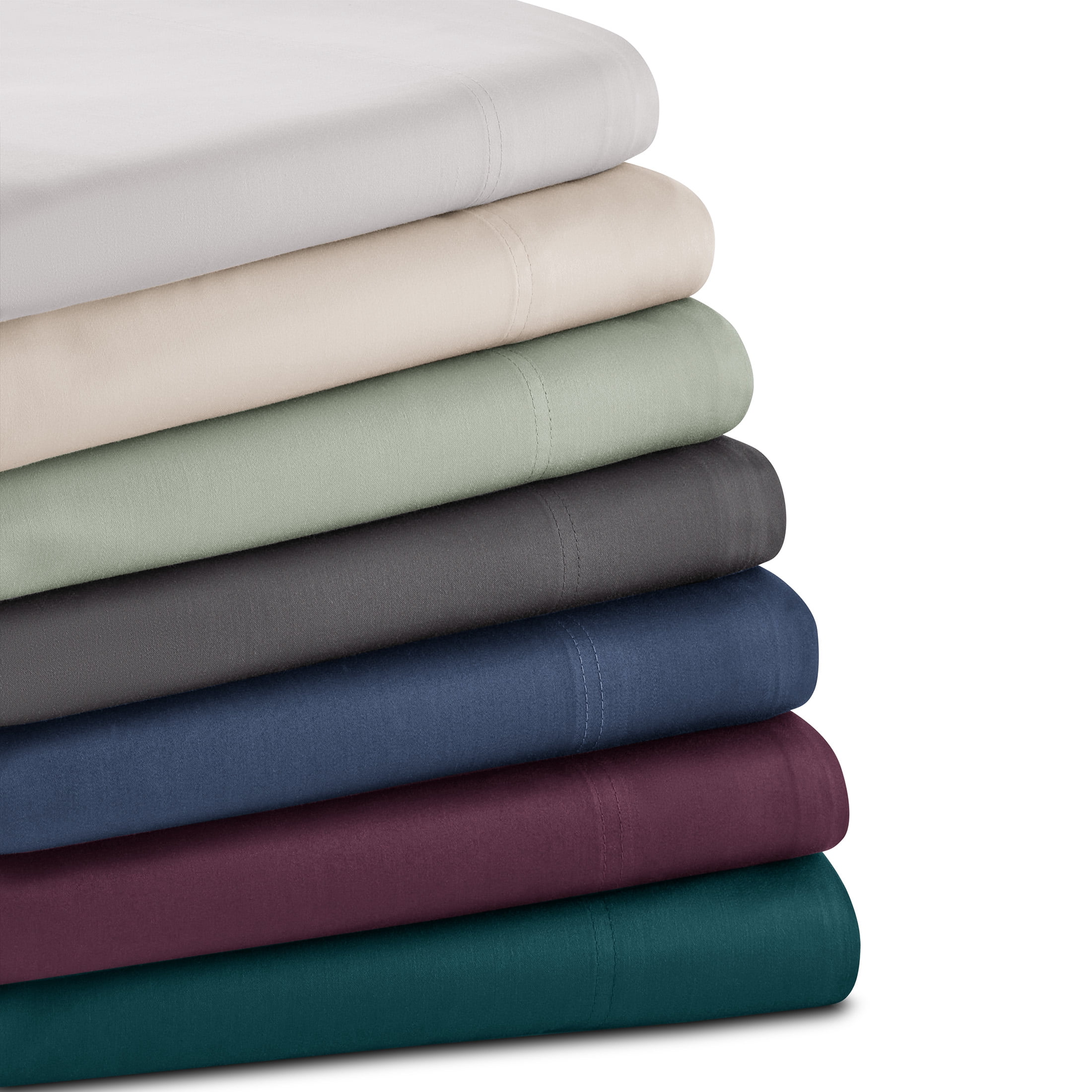 Hotel Style 6-Piece 1000 Thread Count, Ivory Sugar, U.S. Grown Cotton Rich Blended Luxury, Bed Sheet Set, King