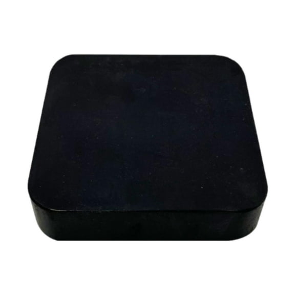 KiBcsLic Rubber Bench Block Jewelry Making Square 4cmx4cm for Smiting Carving Shaping