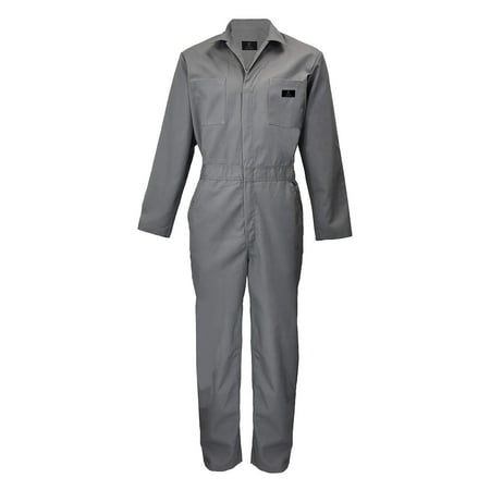 

ACTIVE UNIFORMS Overall Workwear Men Long Sleeve Coveralls (Gray XX-Large)
