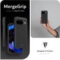 thumbnail image 4 of TUDIA Funda MergeGrip para Google Pixel 9/Pixel 9 Pro, Protección Resistente, Color Negro Mate, 4 of 6