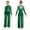 Green, variant on Kids Girls Full Body Dance Unitards Metallic Long Sleeve Mesh Splice Ballet Bodysuit Skating Jumpsuit Dancewear Black 6