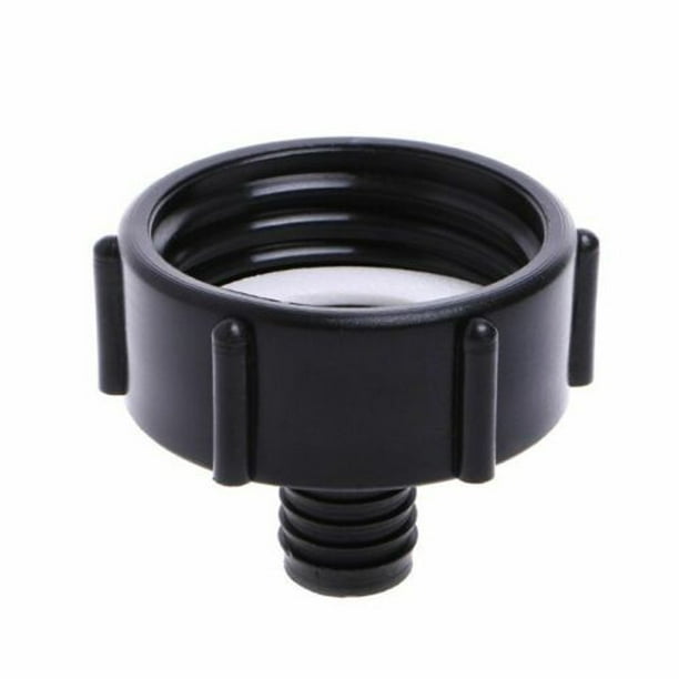 275 330 Gallon Ibc Tote Tank Drain Adapter Coarse Thread 2 To 3 4 Garden Hose Walmart Com Walmart Com