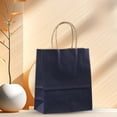 thumbnail image 1 of Bolsa de papel kraft, bolsa para llevar, bolsa para comprar ropa, bolsa de regalo, bolso de mano de papel kraft, 1 of 5