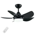 thumbnail image 5 of Wellspeed 30 in. Indoor LED Kit Matte Black Small Ceiling Fan Light with 5-Blade, Remote Control, 5 of 15