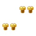 thumbnail image 3 of Redempat Enhanced Performance M10x25 Rearview Mirrors Thread Hole Plug Screw Bolts Gold Positive 10mm 2Set, 3 of 6