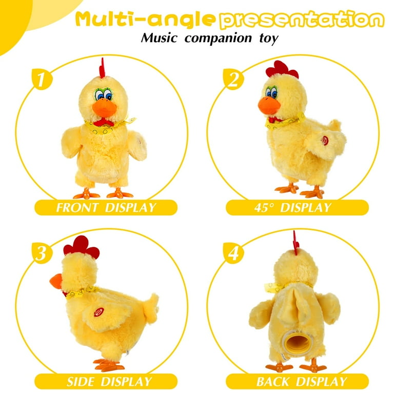 豊富な商品から Stuffed Chick Squawking Animal,Electronic Plush Interactive ぬいぐるみ