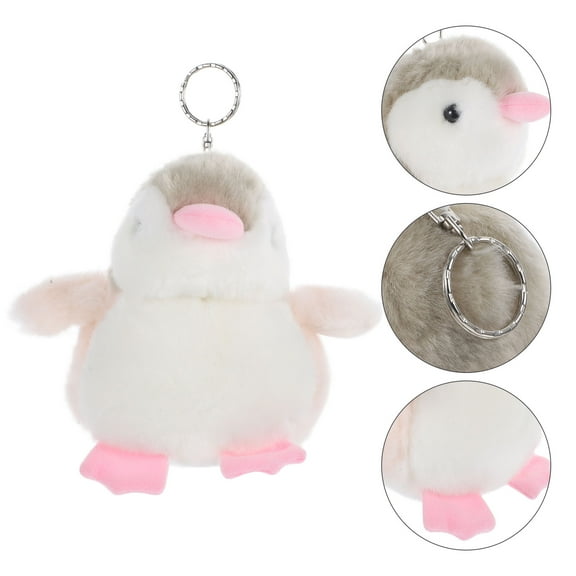 LOLIPPYY Plush Animal Keychain Multi Colored Penguin Decor Durable Bag and Backpack Pendant Accessory