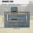 thumbnail image 5 of Psesaysky Golf Cart Seat Covers, Golf Cart Seat Towel Blanket with Handle, Foldable, Soft and Comfortable, Suits EZGO, Yamaha, Club Car and Other 2-Seat Carts, 51"x 30.3", Blue Wood Grain, 5 of 8