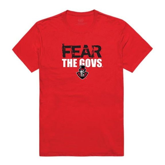 Austin Peay State University Fear College Tee Shirt - Red - 2XL