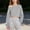 Gray, variant on DJDLJWCJ Girls Cropped Sweatshirt Solid Color Off Shoulder Cutout Top Short Slim Fit Long Sleeve Pullover Black Size 5