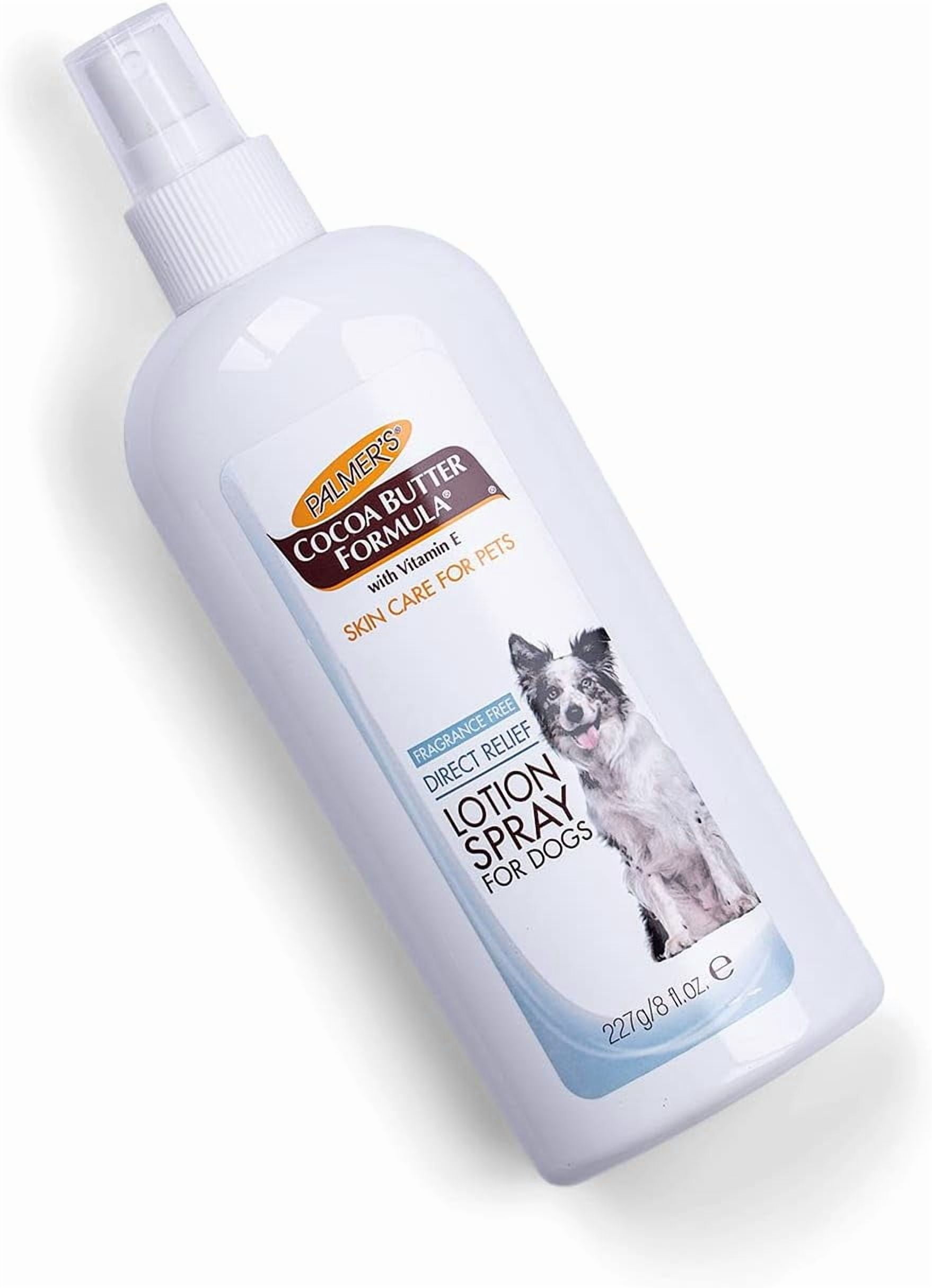 Palmer's For Pets Direct Relief Dog Lotion Spray for Dryness & Itchy Skin with Cocoa Butter 8 oz