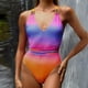 thumbnail image 2 of Gibobby Trajes de Baño para Mujer Mujeres Tie Dye Halter Body Ropa de verano Ropa de playa sexy Traje de baño para mujer(Morado,G), 2 of 5
