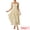 Light Yellow, variant on DARING DIVA Women's Easter Floral Chiffon Ruffles Tiered Spaghetti Strap S Light Yellow