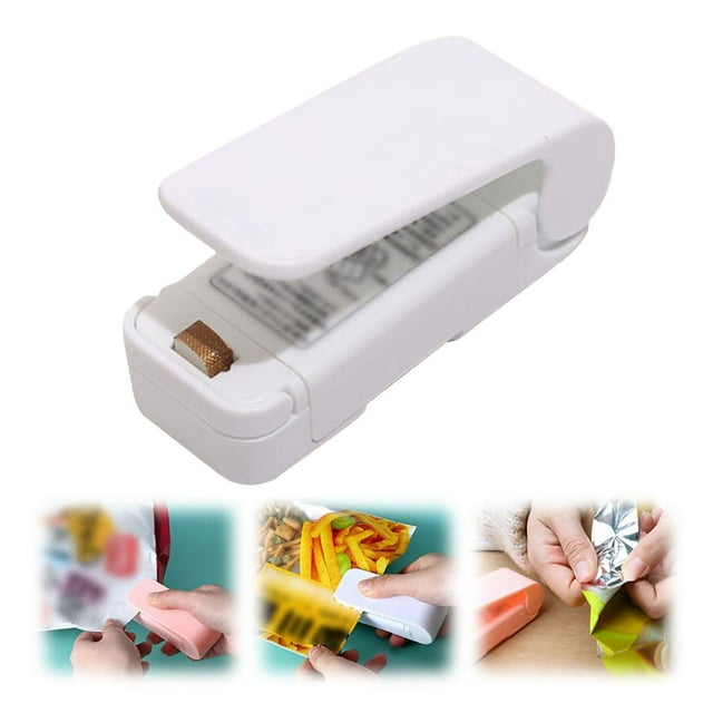 Portable Mini Sealing Machine New Mini Bag Sealer Handheld Vacuum Seal Food Storage Container Chinese Gadgets Home Vacuum Sealer with Jar Attachment Vacuum Seal Containers for Vacuum Sealer Two Fast