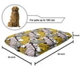 thumbnail image 2 of Botanical Pet Bed, Pattern of Leaves and Figs on Branches Meadow Scene Art, Chew Resistant Pad for Dogs and Cats Cushion with Removable Cover, 24" x 39", Earth Yellow Blush and White, by Ambesonne, 2 of 4