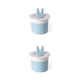 thumbnail image 4 of Bearachild Artículos de tocador para limpiar la cara Espuma de burbujas para la piel Espuma de látigo Copa de espuma Botella de espuma de Celeste y Blanco 2piezas, 4 of 6