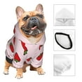 thumbnail image 5 of Yiaed Strawberry Print Dog Hoodie Security Pet Dog Costume Pets Dog Hoodie Sweatshirt with Pocket for Small Dogs-X-Large, 5 of 5