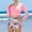 czb# Pink365, variant on CUZIBR Girls Two Piece Swimsuits Long Sleeve Solid Color V-Neck Front Cross Upf 50 Sun Rash Guard Crop Tops High Waist Floral Print Swim Shorts Beachwear Comfortable Bathing Suit,Green,6-7 Years