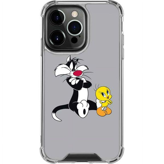 Skinit Cartoons Sylvester Tweety Bird Crossed Arms iPhone 13 Pro Clear Case
