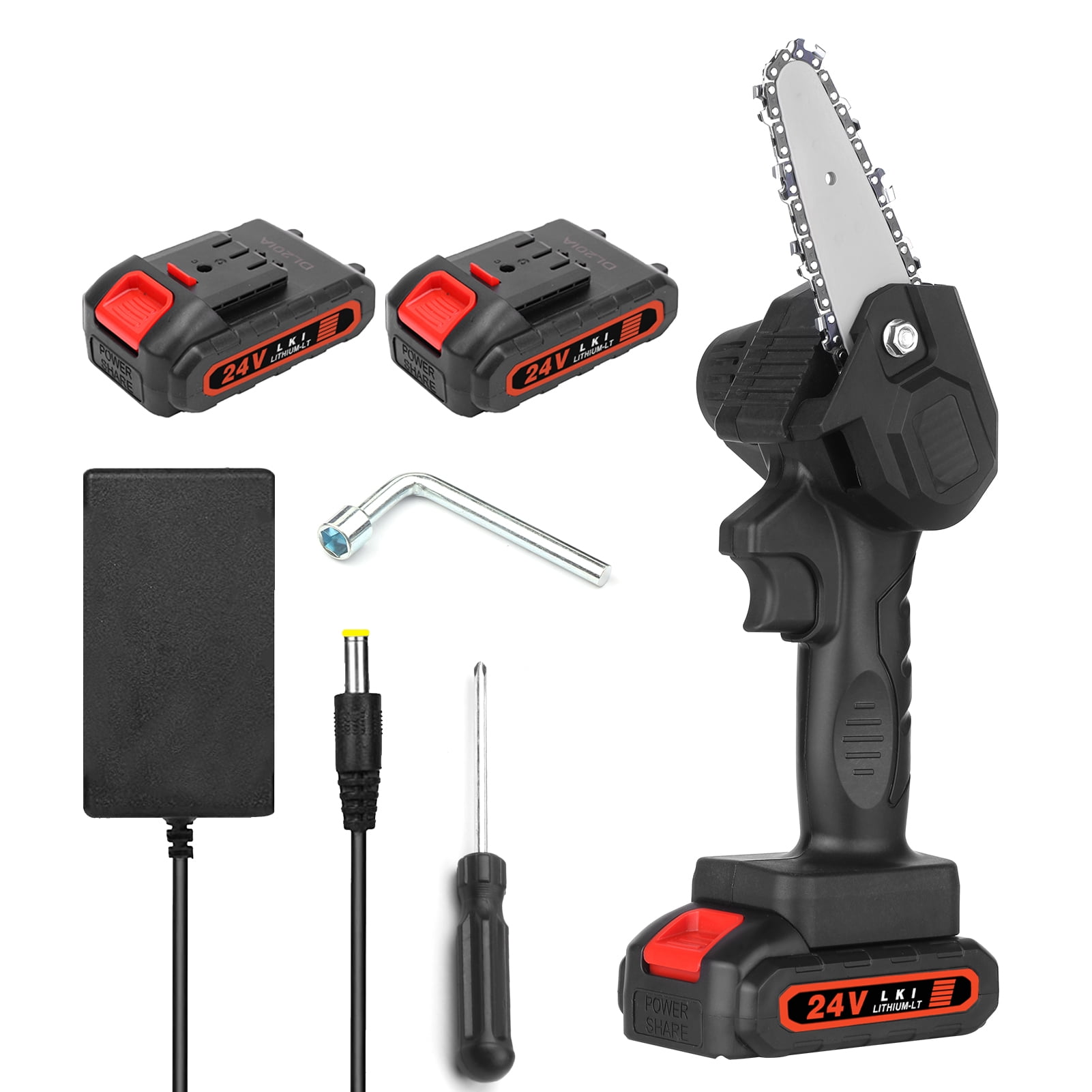 Details about   Portable Chain Saw 24V Battery For Electric Pruning High Quality And Durable Kit 