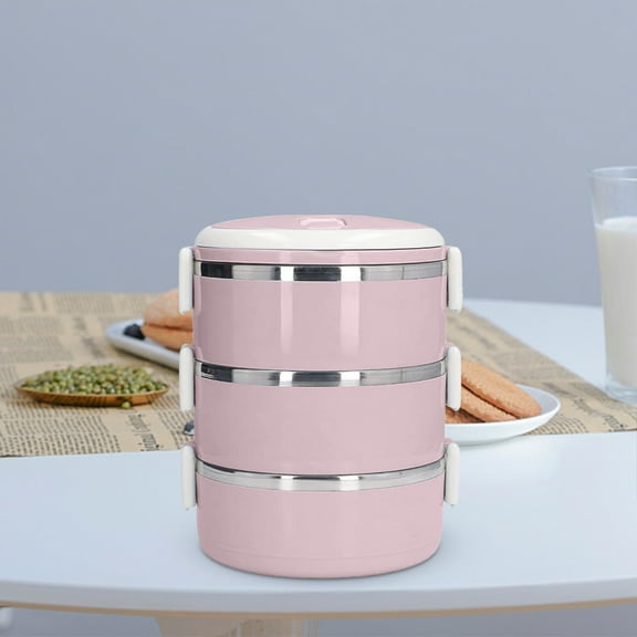 Ke1Clo Stainless Steel Lunch Box under $5! Insulated Food Container for Students Office Leak Proof Design with Vent for Freshness