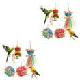 thumbnail image 1 of Maytalsory Wood Gifts For Bird Lovers Bird Shredding Budgies Toy Set Made With Premium Natural Colorful multicolored 2Set, 1 of 6