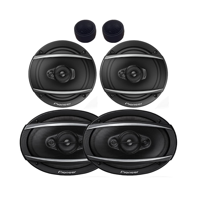 Set De Bocinas Pioneer Ts-a6960f 6x9 Plg 4 Vías 450w / 90w Negro