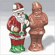 Madelaine Fine Milk Chocolate Christmas Santa Claus 6-oz Solid 2-pack Foil wrapped