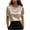 Khaki, variant on cfhntfmh Women's Satin Blouses Short Sleeve Crewneck Silk Shirts Casual Loose Business Office Work Tunic Elegant Tops
