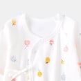 thumbnail image 4 of 3-6 Months Preemie Sleep & Play One-Piece Bodysuit Baby Cotton Cute Bear Patched Casual Long Sleeve Bodysuit Toddler & Infant Boy's Girl's Comfortable Clothing Light Pink Baby Gift, 4 of 4