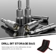 thumbnail image 6 of Batch Storage Bag Drill Bit Case Pouch Pocket Organizer Black, 6 of 6