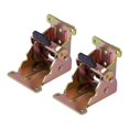 thumbnail image 3 of jifeng 2Pcs Self Lock Hinge Lock Extension Support Accessories Easy to Install Table Leg Hinge Folding Bracket for Worktables Chairs Color zinc, 3 of 9