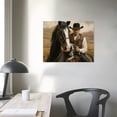thumbnail image 3 of COMIO All a Cowboy Needs Canvas Wall Art Print, Dog Artwork, 3 of 4