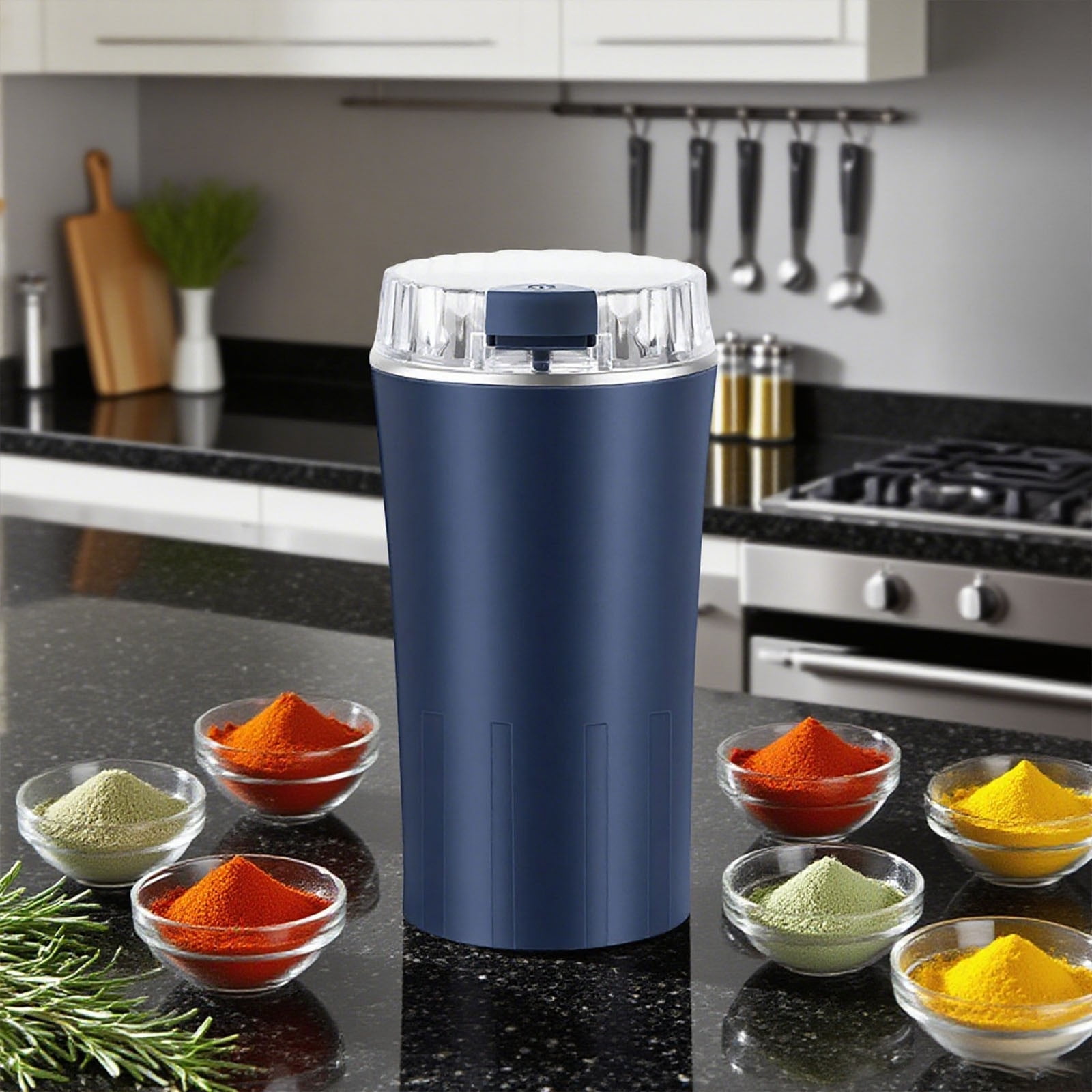 Electric Coffee Grinder, CoffeeBean and Spice Grinder,300w powerful power portable With Heavy-DutyStainless Steel Grind Blades