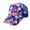 Purple, variant on Women's Mesh Lace Flower Print Sun Hat Floral Trucker Baseball Cap Hat,Summer Women Female Floral Hat Baseball Cap Mesh Cool Cap Leisure Sun Visor Sun Hat Snapback Cap
