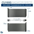 thumbnail image 2 of Spectra Premium CU1693 Automotive Radiator, 2 of 8